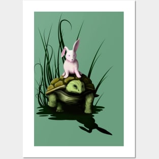 little riding rabbit Posters and Art